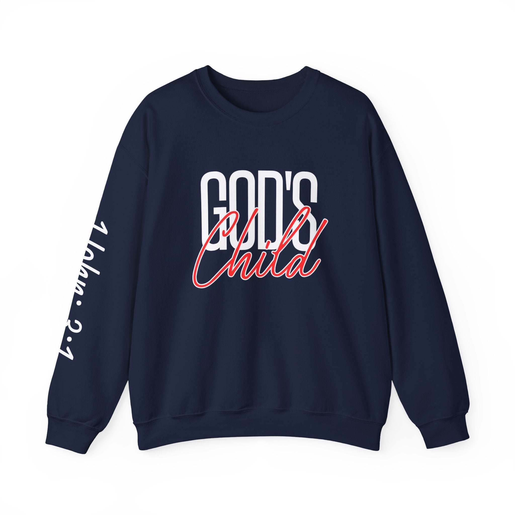 God's Wild Child Crewneck Sweatshirt — Christian Faith Graphic Pullover