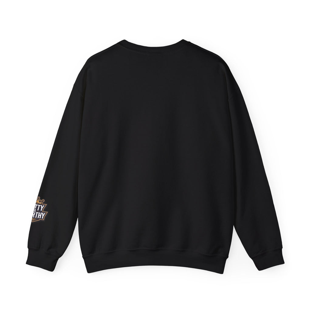 Blessed Crewneck Sweatshirt — Gold Script Cozy Pullover