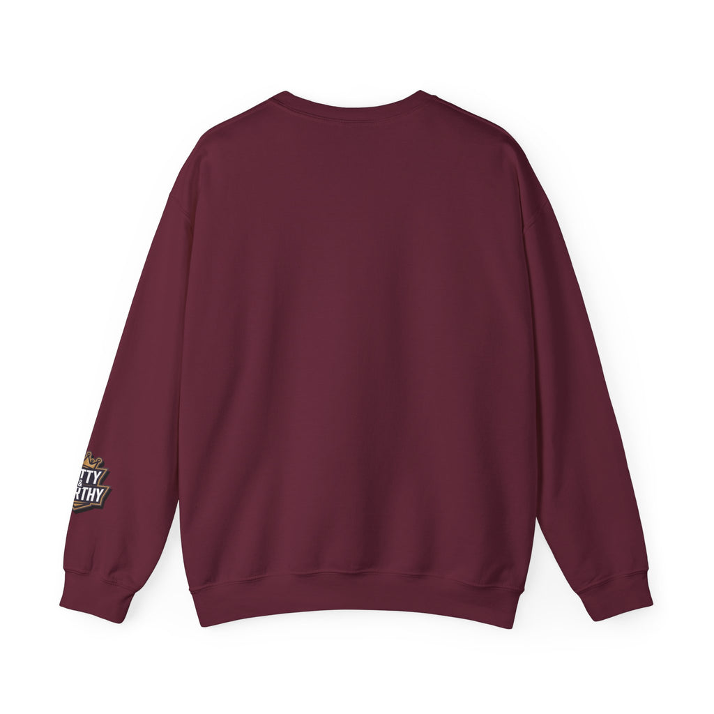 Blessed Crewneck Sweatshirt — Gold Script Cozy Pullover