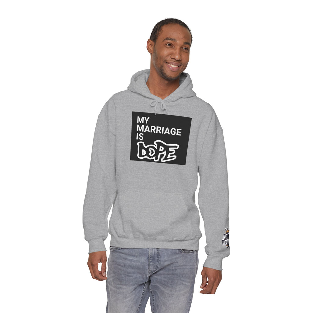 My Marriage Is Dope Hoodie — Funny Couples Graphic Pullover
