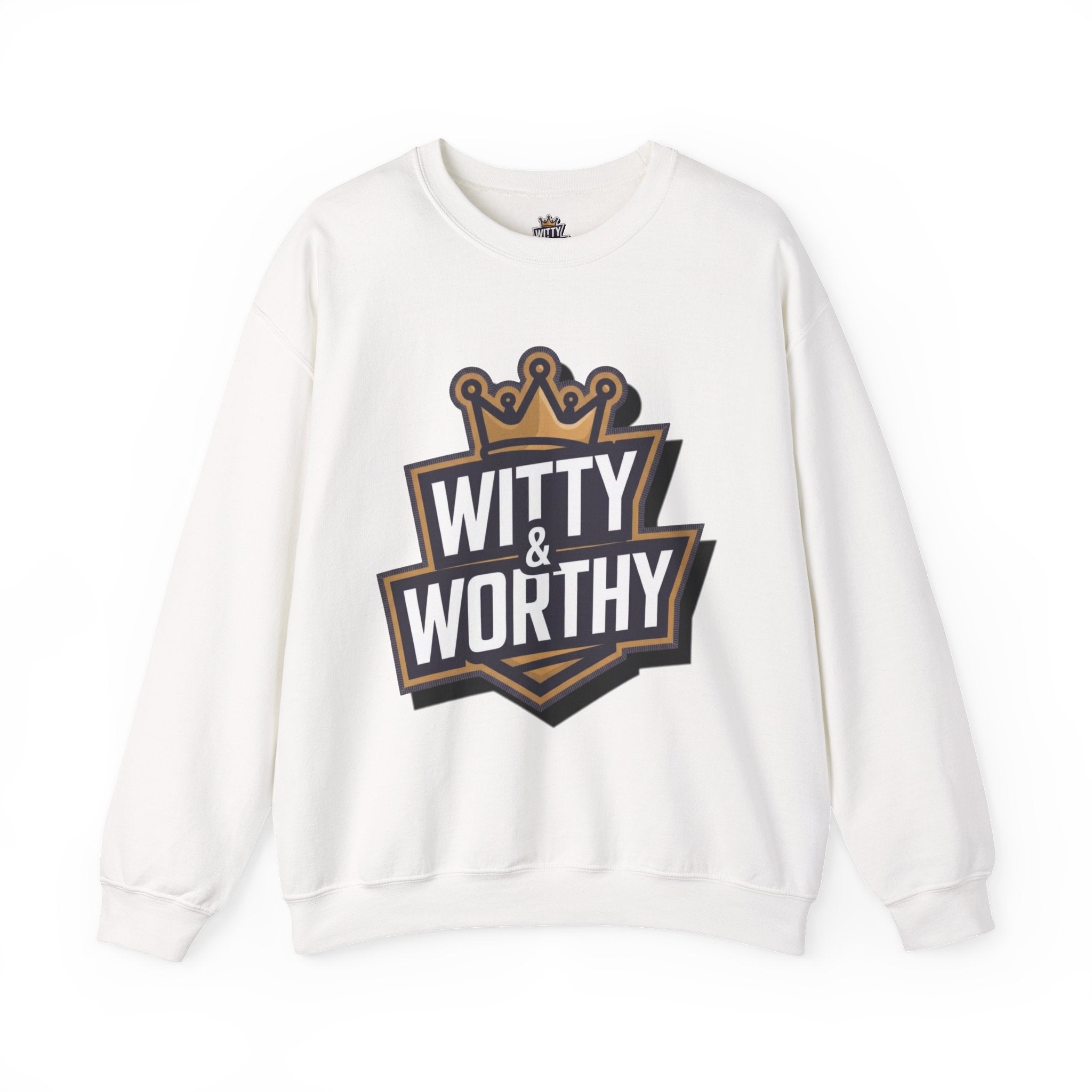 Witty & Worthy Crewneck Sweatshirt — Inspirational "Don't Conform" Christian Graphic Pullover